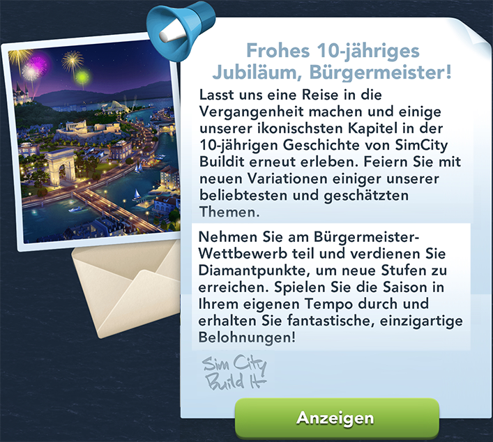 Jubiläum Info