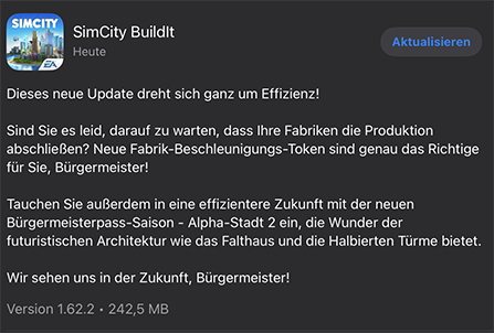 Neues Update 25.02.25