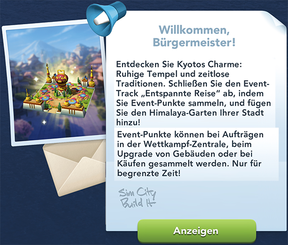 Entspannte Reise Event Info