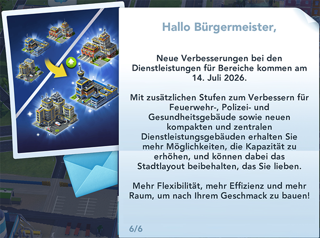 Neue Verbesserungen Info