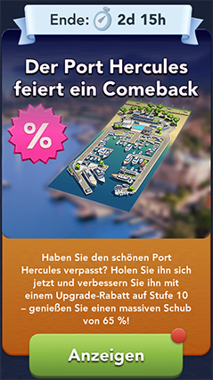 Der Port Hercules Start