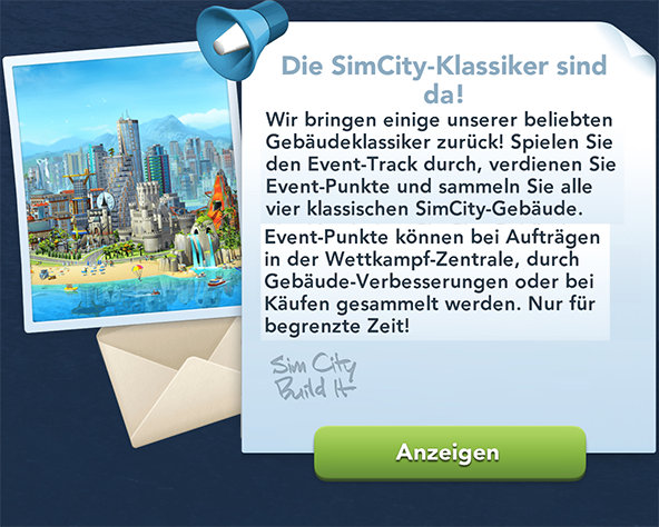 Der Simcity Klassiker sind da Info