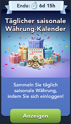 Täglicher saisonale Kalender Start