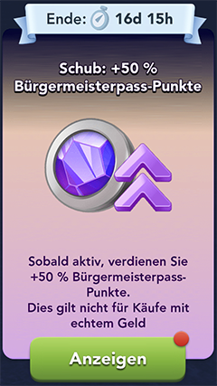 schub+50 Bürgermeisterpass punkte Start