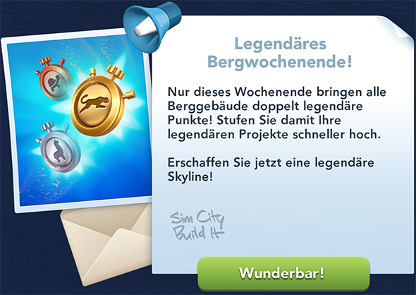 Legendäres Bergwochenende Info