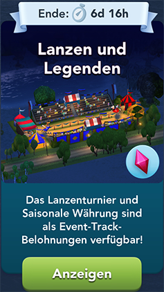 Lanzen und Legenden Start