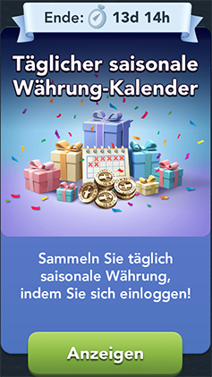 Täglicher saisonale Kalender Start