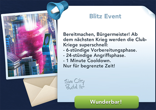 Blitz Event info