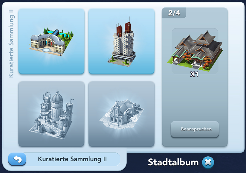 Der kuratierte Sammlung Info2