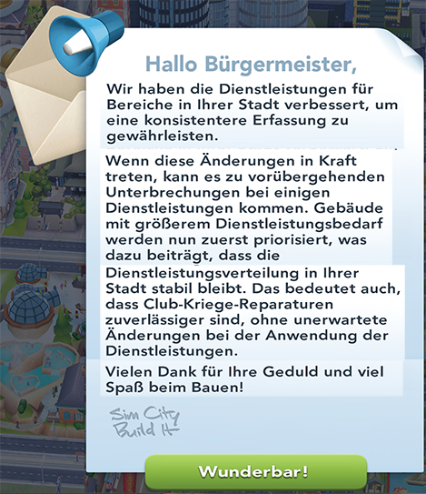 Dienstleistungen Info