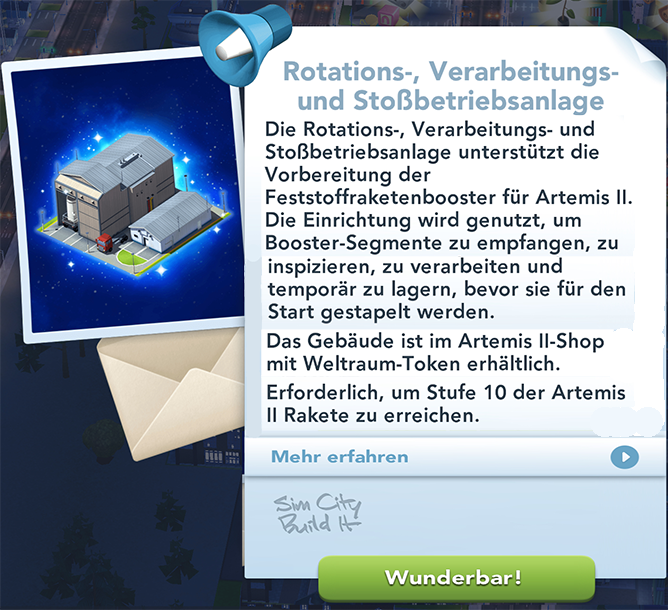 Rotations Verarbeitungs Info