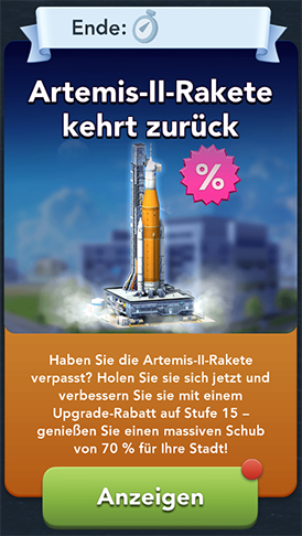 Artemis II Rakete Start