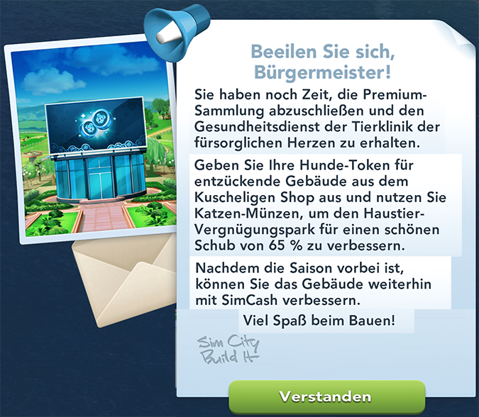 Beeilen Sie sich Info