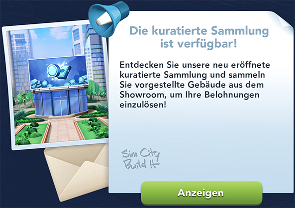 Der kuratierte Sammlung Info