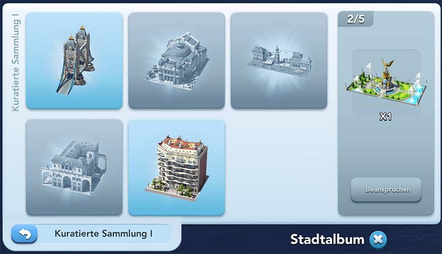 Der kuratierte Sammlung Info2