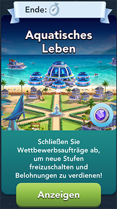 Aquatisches Leben Start
