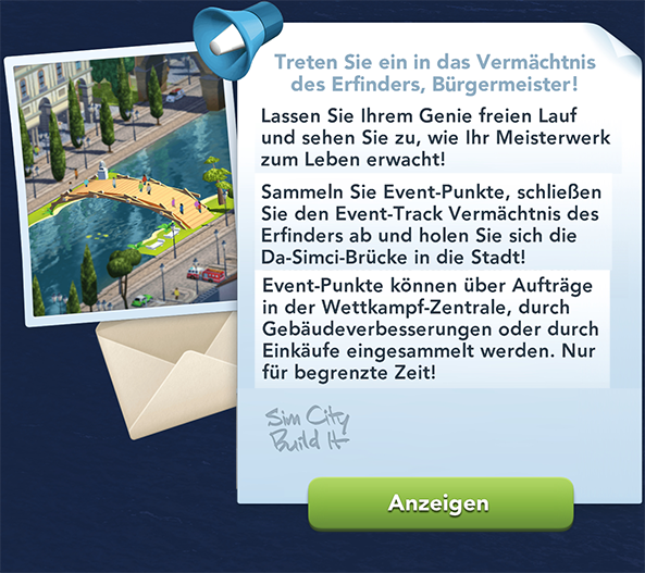 Vermächtnis des Erfinders Info