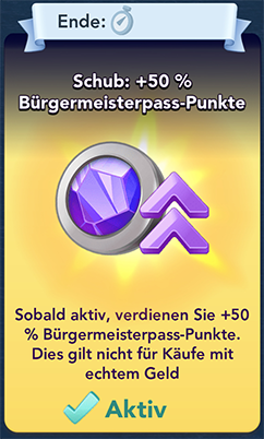 Schub+50 Bürgermeisterpass Punkte Start