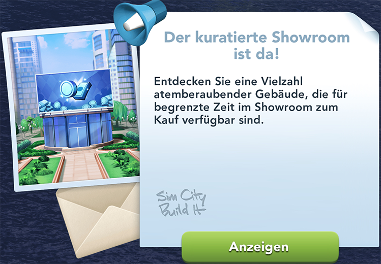 kuratierte Showroom Info